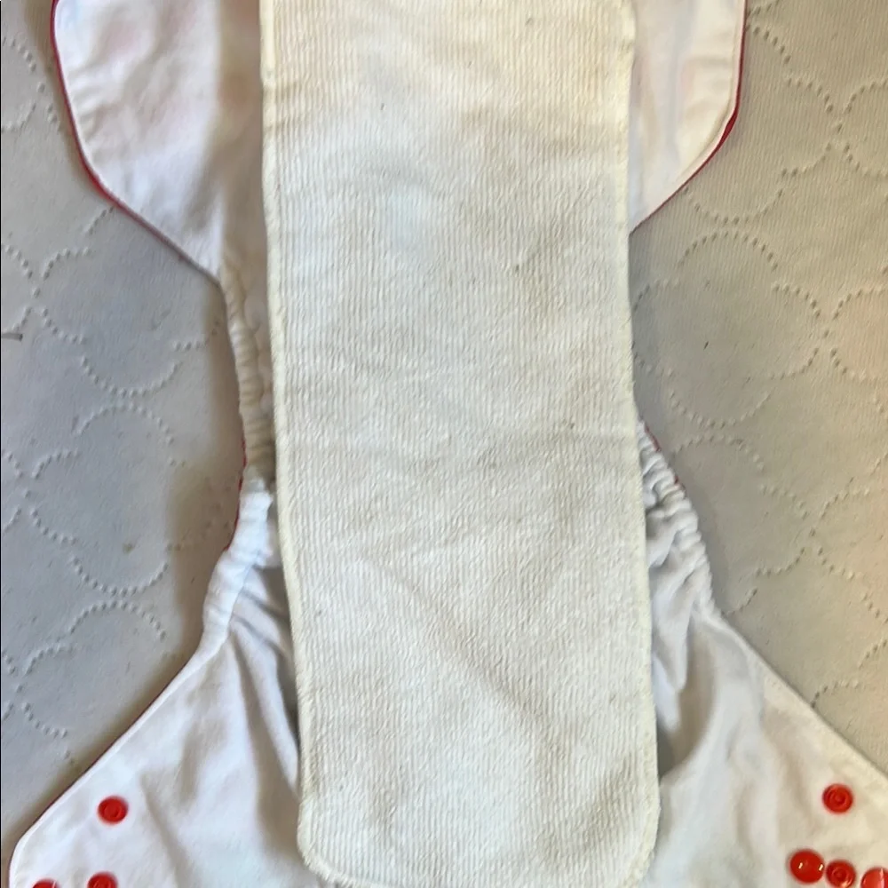 Vibrant Red and Orange Diaper Covers Waterproof Accessories